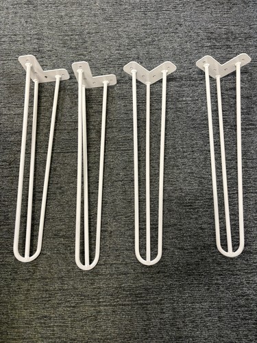 White hairpin legs - hairpin, 50cm
