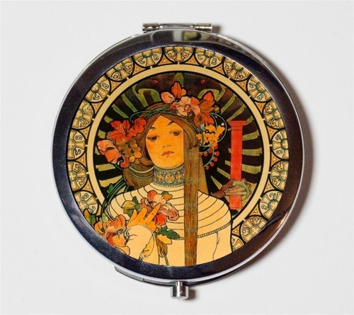 Mucha art nouveau flower - nouveau,