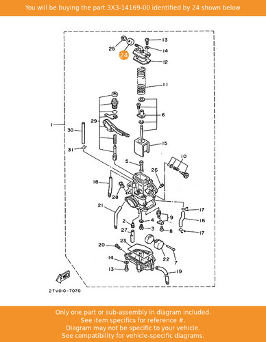 Yamaha cap 3x3 - yamaha, 3x3-14169-00