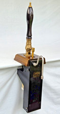 Vintage Angram Beer Engine Pull Pump Brass & Ceramic Man Cave Pub Bar #1