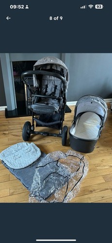 Venicci denim grey pram - pram, &