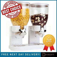 WHITE CEREAL DISPENSER