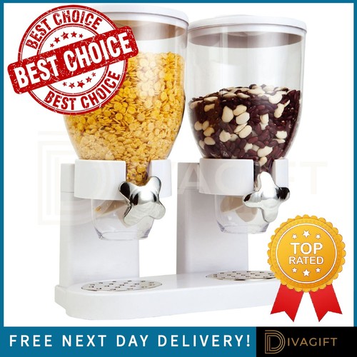 White cereal dispenser - white,