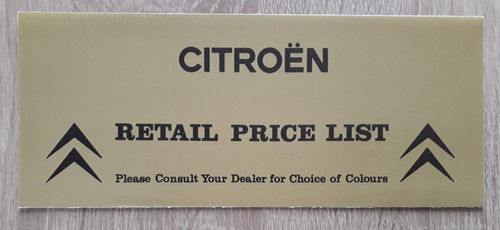 Citroen price options - price,