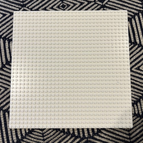 Lego city white base plate - white,