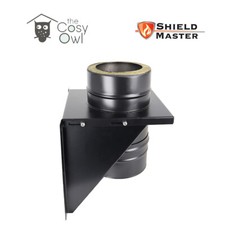 Twin Wall Flue Pipe Black