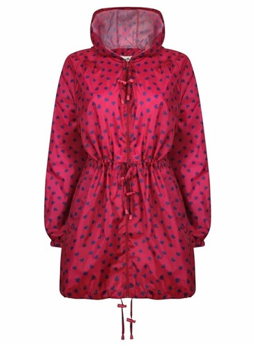 Womens printed parka kagoul - womens,
