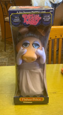 Muppets Fisher Price Miss Piggy 1978 Puppet #855 MIB never opened shrink wrap