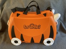 Trunki Orange Tiger Sit On And Ride Case With Strap And Key