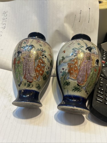 Antique pair japanese satsuma - pair,