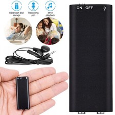 Mini Digital Voice Activated Recorder Audio Sound Dictaphone MP3 Player Memory