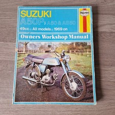 SUZUKI AP50 HAYNES MANUAL - SUZUKI AP50P, A50 & AS50 - 1969 Onwards