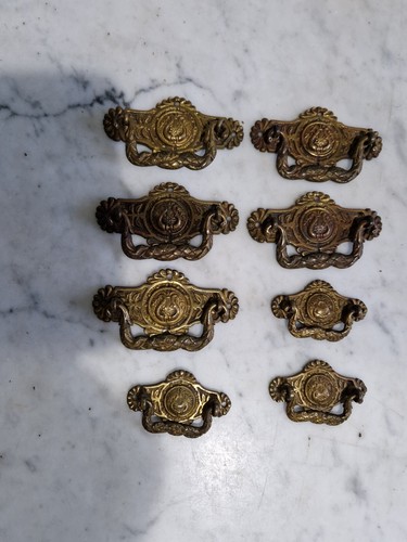 Antique brass handles music - antique,