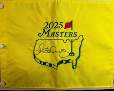 Rory McIlroy Masters 2025 Flag Signed With Exact Proof