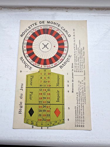 C1920s monte carlo roulette - c1920s,