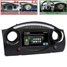 Android 14 9" Carplay For BMW Mini Cooper 2000-2008 Car Radio Stereo GPS BT Navi