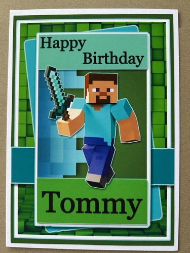Handmade personalised birthday - personalised,