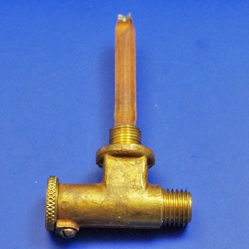 Angled push pull fuel - , tap
