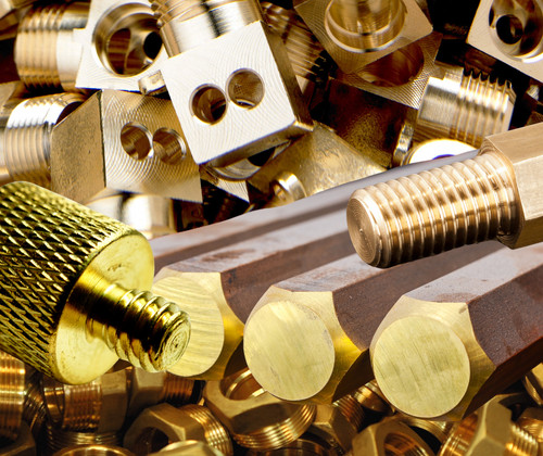 Brass turning lathe service - brass,