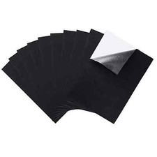 10 Pcs A4 Black Sticky Back
