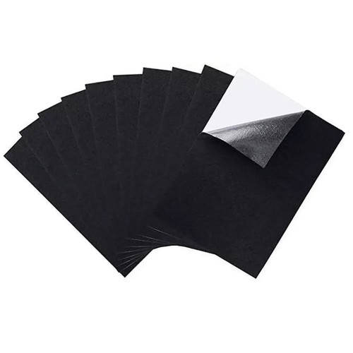 Pcs black sticky - black, back