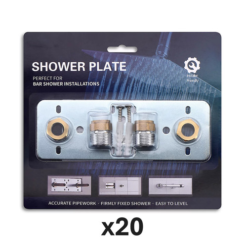 20x fixing shower plate easy - 20x,
