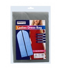  Breathable Extra Long Ladies Cloth Coat Cover Dress Bag Protector Holder Zipper