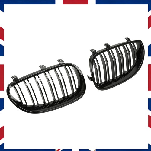 Gloss black front hood - black,