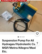 Suspension Pump For All Hydragas/Hydrolastic Cars, MGF/Metro/Allegro/Maxi Etc.