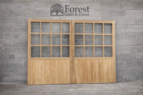 Wooden garage doors - garage,