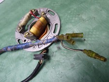1988 KAWASAKI KX125 IGNITION IGNITION STATOR (int.c*a+) BASE PLATE oh. POLAR WHEEL
