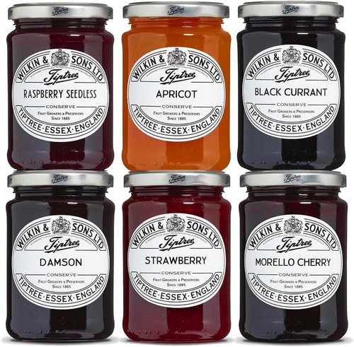 Tiptree jams variety - jams, jars