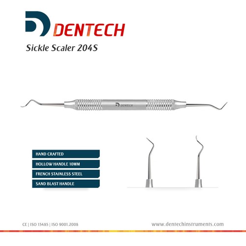 Sickle scaler 204s dental - dental, hand