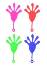 6 Large Stretchy Sticky Hands - Pinata Toy Loot/Party Bag Fillers Childrens/Kids