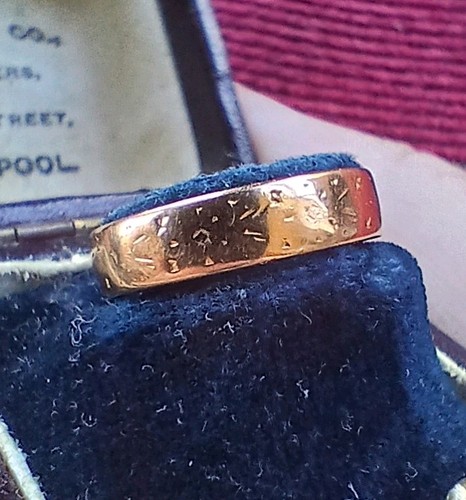 22ct gold wedding - gold, band