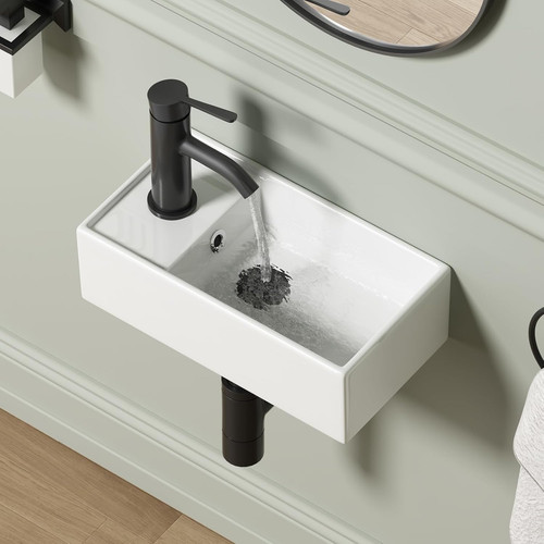 Small wall mount bathroom - wall,