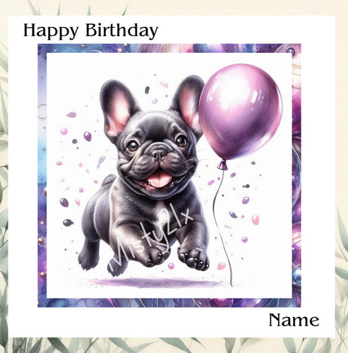 Personalised french bulldog - personalised,
