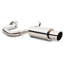 Stainless steel rear silencer - stainless,