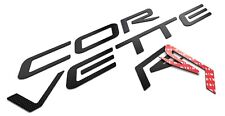 Front & Rear Bumper Plastic Letters Inserts for Chevrolet Corvette C5 1997-2004