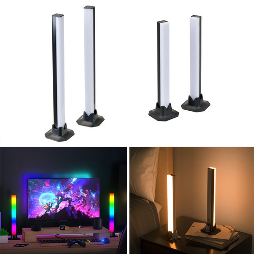 2pcs bedside table - table, light