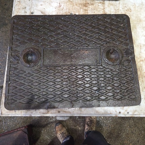 Cast iron manhole - manhole, drain