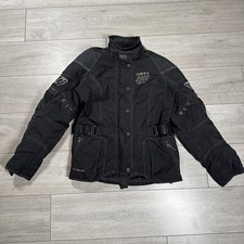 Rukka Mens Black Motorcycle Jacket Gore-Tex Cordura Size UK 40 EU 50 M Medium