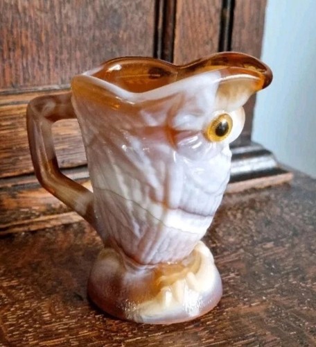 Vintage owl slag - slag, "end
