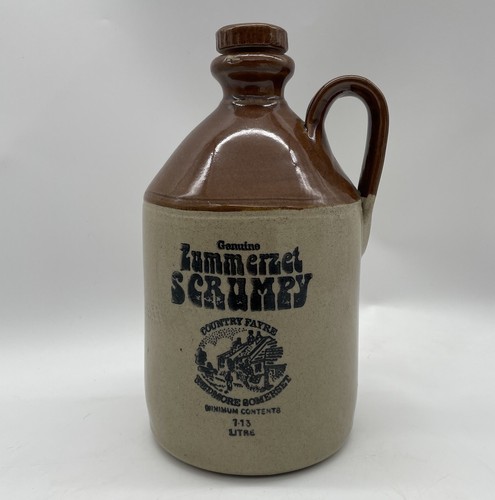 Vintage jug cider flask - cider,