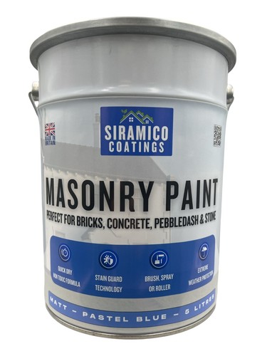 One coat masonry paint - one,