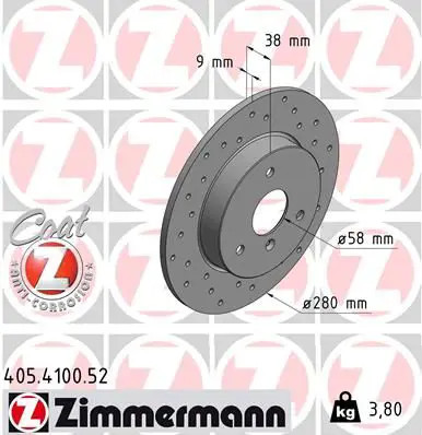 Brake disc solid - 2x,