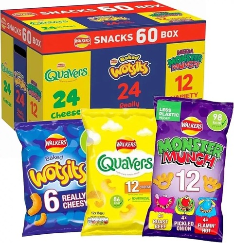 Walkers snack crisps - snack, variety