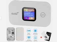 Portable Unlocked 4G 5G LTE Wireless WiFi Router Mobile Broadband MIFI Hotspot