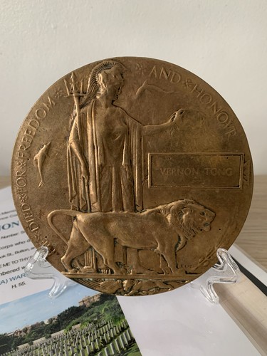 Ww1 british death penny - ww1,