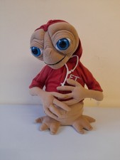  E.T. Extra Terrestrial 15" Plush Toy Red Hoodie Vintage